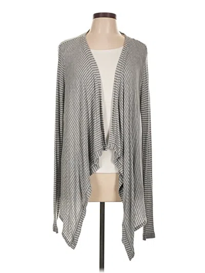Pre-owned Bcbgmaxazria Cardigan Sweater In Gray