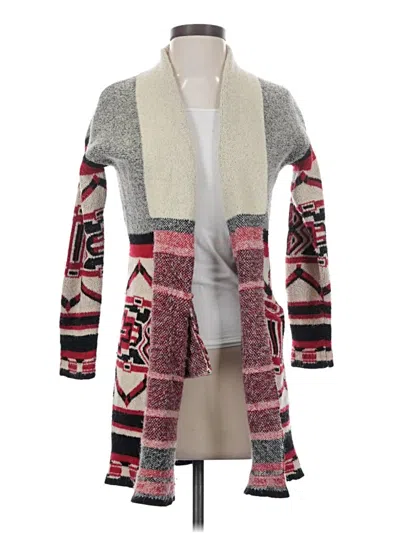 Pre-owned Bcbgmaxazria Cardigan Sweater In Gray