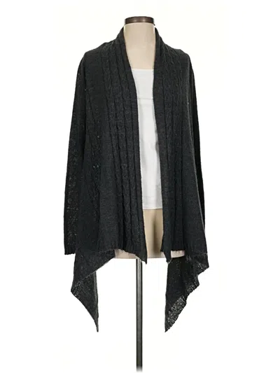 Pre-owned Bcbgmaxazria Cardigan Sweater In Gray