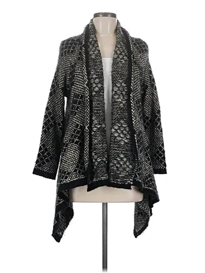 Pre-owned Bcbgmaxazria Cardigan Sweater In Gray