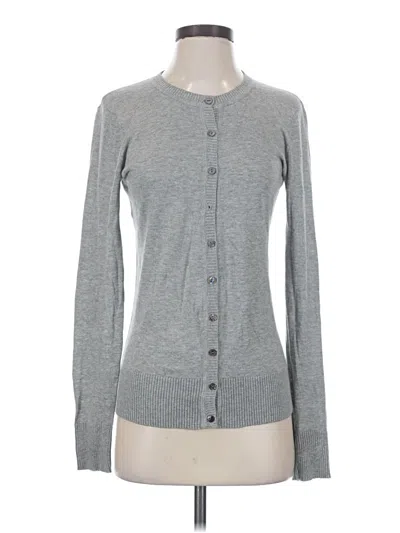 Pre-owned Bcbgmaxazria Cardigan Sweater In Gray