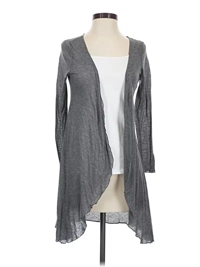 Pre-owned Bcbgmaxazria Cardigan Sweater In Gray