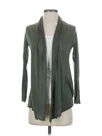 Pre-owned Bcbgmaxazria Cardigan Sweater In Green