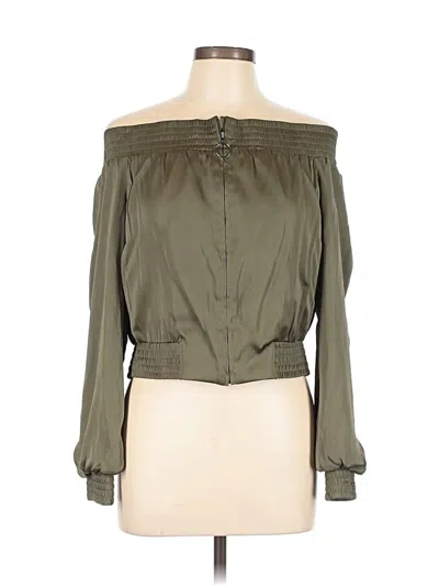 Pre-owned Bcbgmaxazria Cardigan Sweater In Green