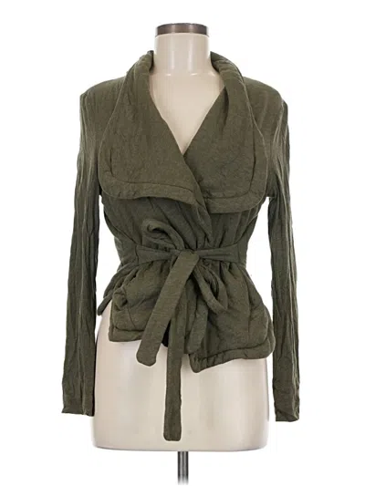 Pre-owned Bcbgmaxazria Cardigan Sweater In Green