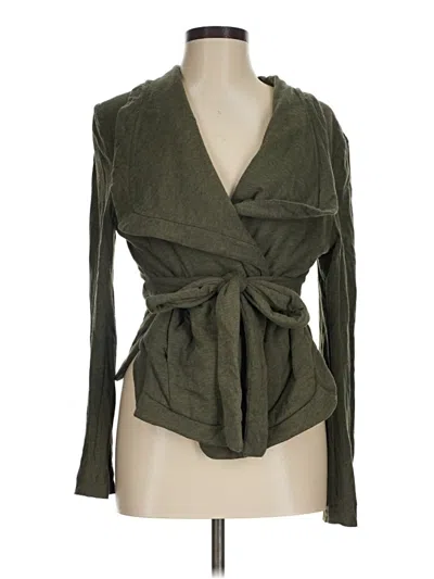 Pre-owned Bcbgmaxazria Cardigan Sweater In Green
