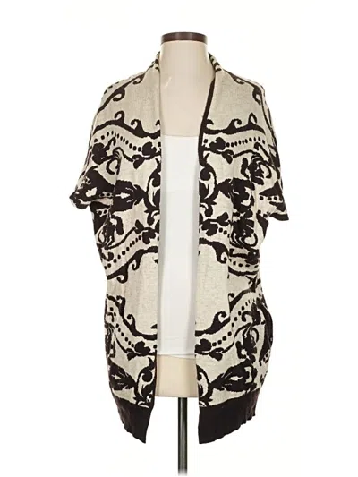 Pre-owned Bcbgmaxazria Cardigan Sweater In Ivory