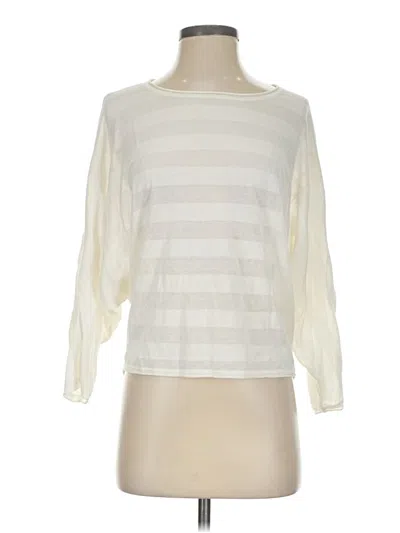 Pre-owned Bcbgmaxazria Cardigan Sweater In Ivory