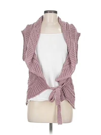 Pre-owned Bcbgmaxazria Cardigan Sweater In Pink