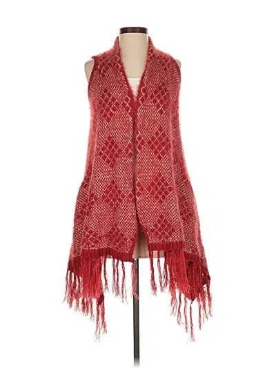 Pre-owned Bcbgmaxazria Cardigan Sweater In Red
