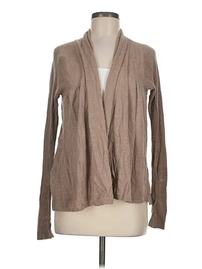 Pre-owned Bcbgmaxazria Cardigan Sweater In Tan