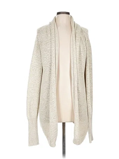 Pre-owned Bcbgmaxazria Cardigan Sweater In White