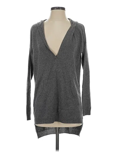 Pre-owned Bcbgmaxazria Cashmere Pullover Sweater In Gray
