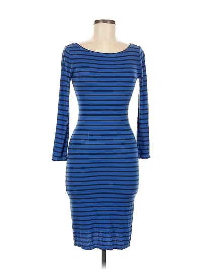 Pre-owned Bcbgmaxazria Casual Dress In Blue