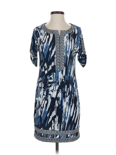 Pre-owned Bcbgmaxazria Casual Dress In Blue