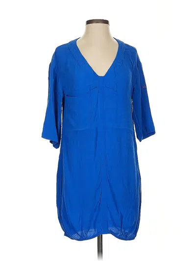Pre-owned Bcbgmaxazria Casual Dress In Blue