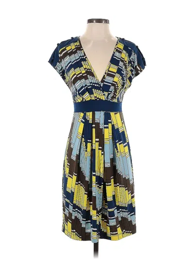 Pre-owned Bcbgmaxazria Casual Dress In Blue