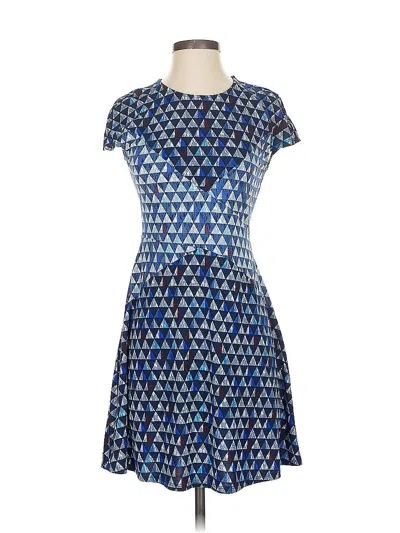 Pre-owned Bcbgmaxazria Casual Dress In Blue