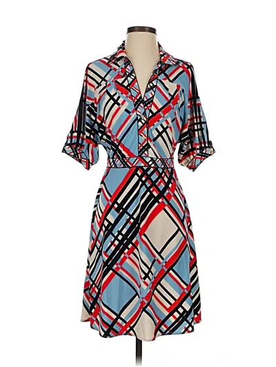 Pre-owned Bcbgmaxazria Casual Dress In Blue