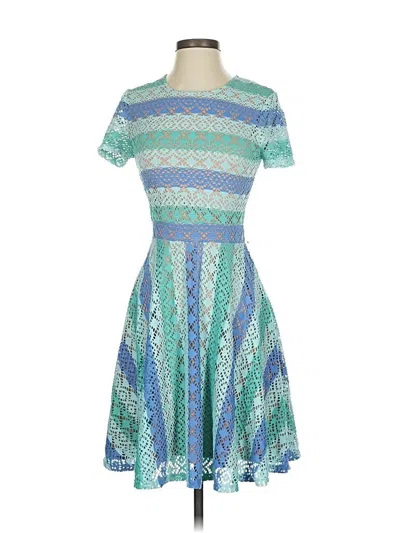 Pre-owned Bcbgmaxazria Casual Dress In Blue