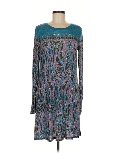 Pre-owned Bcbgmaxazria Casual Dress In Blue