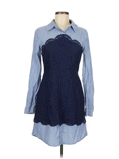Pre-owned Bcbgmaxazria Casual Dress In Blue