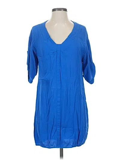 Pre-owned Bcbgmaxazria Casual Dress In Blue