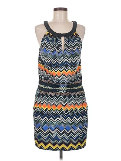 Pre-owned Bcbgmaxazria Casual Dress In Blue