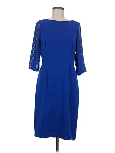 Pre-owned Bcbgmaxazria Casual Dress In Blue