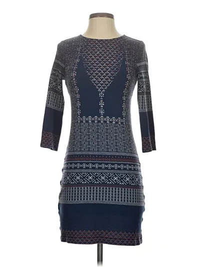 Pre-owned Bcbgmaxazria Casual Dress In Blue