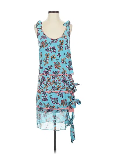 Pre-owned Bcbgmaxazria Casual Dress In Blue