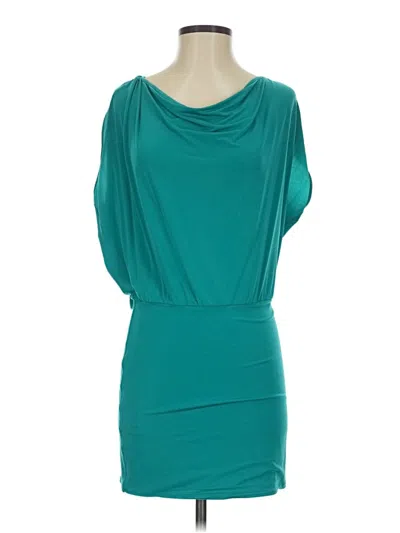 Pre-owned Bcbgmaxazria Casual Dress In Blue