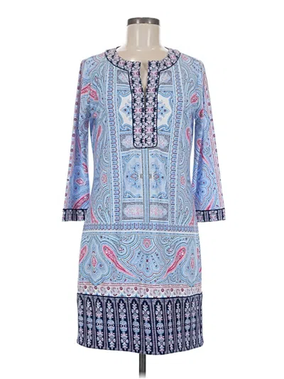 Pre-owned Bcbgmaxazria Casual Dress In Blue