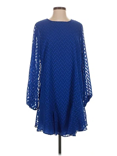 Pre-owned Bcbgmaxazria Casual Dress In Blue