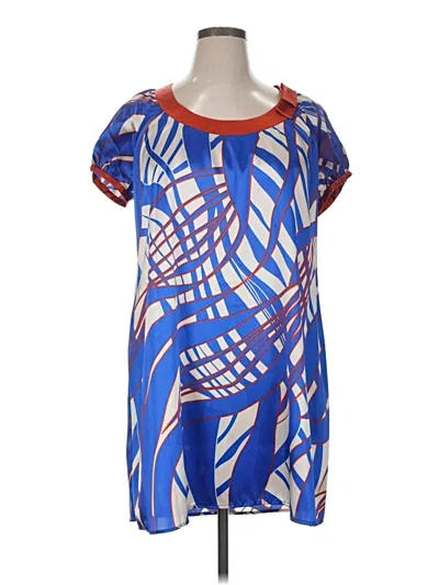 Pre-owned Bcbgmaxazria Casual Dress In Blue