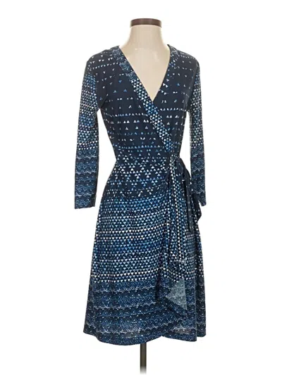 Pre-owned Bcbgmaxazria Casual Dress In Blue