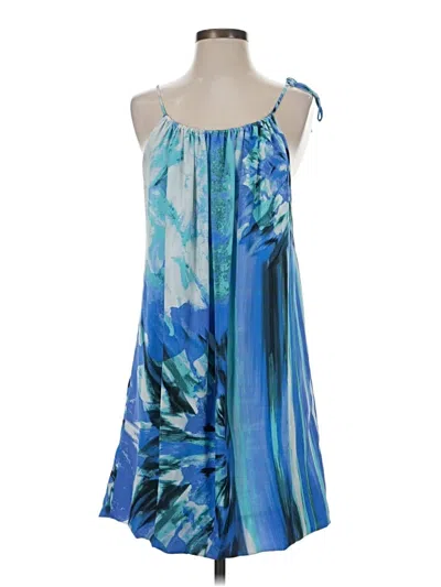 Pre-owned Bcbgmaxazria Casual Dress In Blue