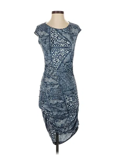 Pre-owned Bcbgmaxazria Casual Dress In Blue