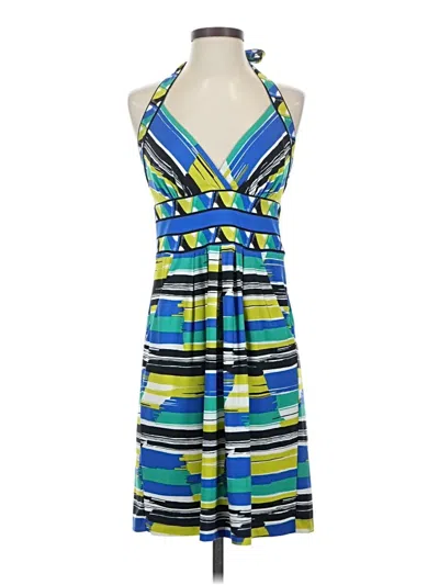 Pre-owned Bcbgmaxazria Casual Dress In Blue