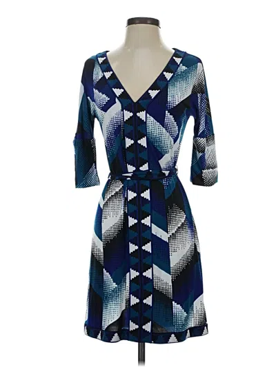 Pre-owned Bcbgmaxazria Casual Dress In Blue