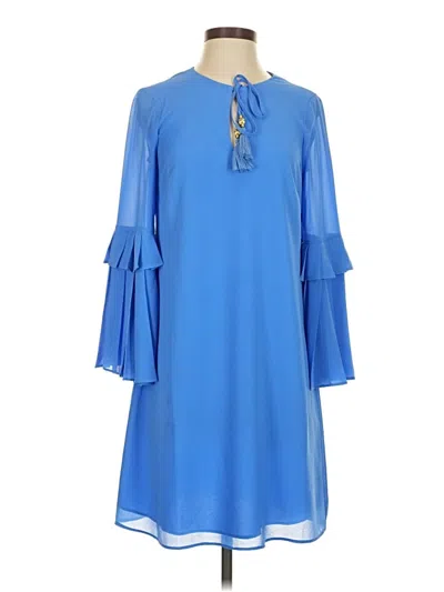 Pre-owned Bcbgmaxazria Casual Dress In Blue
