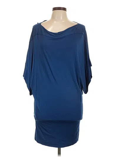 Pre-owned Bcbgmaxazria Casual Dress In Blue