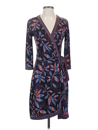 Pre-owned Bcbgmaxazria Casual Dress In Blue