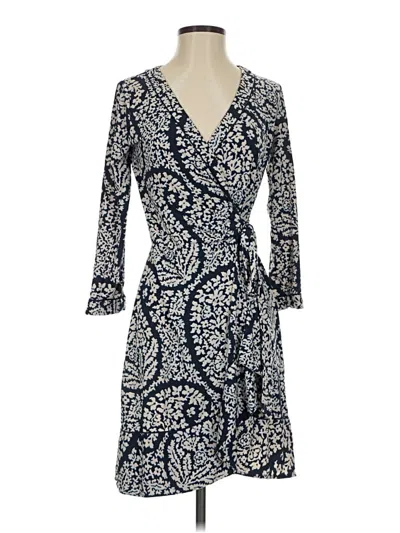 Pre-owned Bcbgmaxazria Casual Dress In Blue
