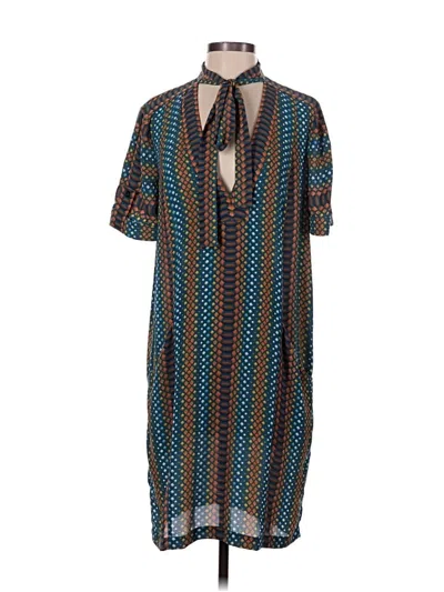 Pre-owned Bcbgmaxazria Casual Dress In Blue