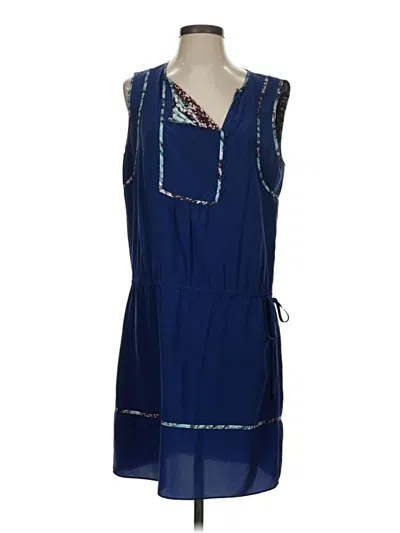 Pre-owned Bcbgmaxazria Casual Dress In Blue