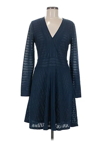 Pre-owned Bcbgmaxazria Casual Dress In Blue