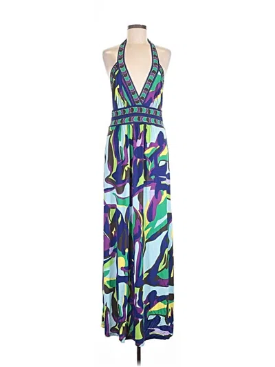 Pre-owned Bcbgmaxazria Casual Dress In Blue