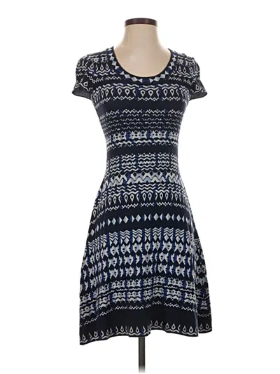Pre-owned Bcbgmaxazria Casual Dress In Blue