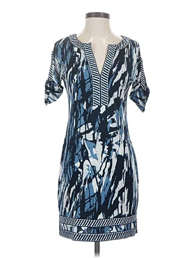 Pre-owned Bcbgmaxazria Casual Dress In Blue